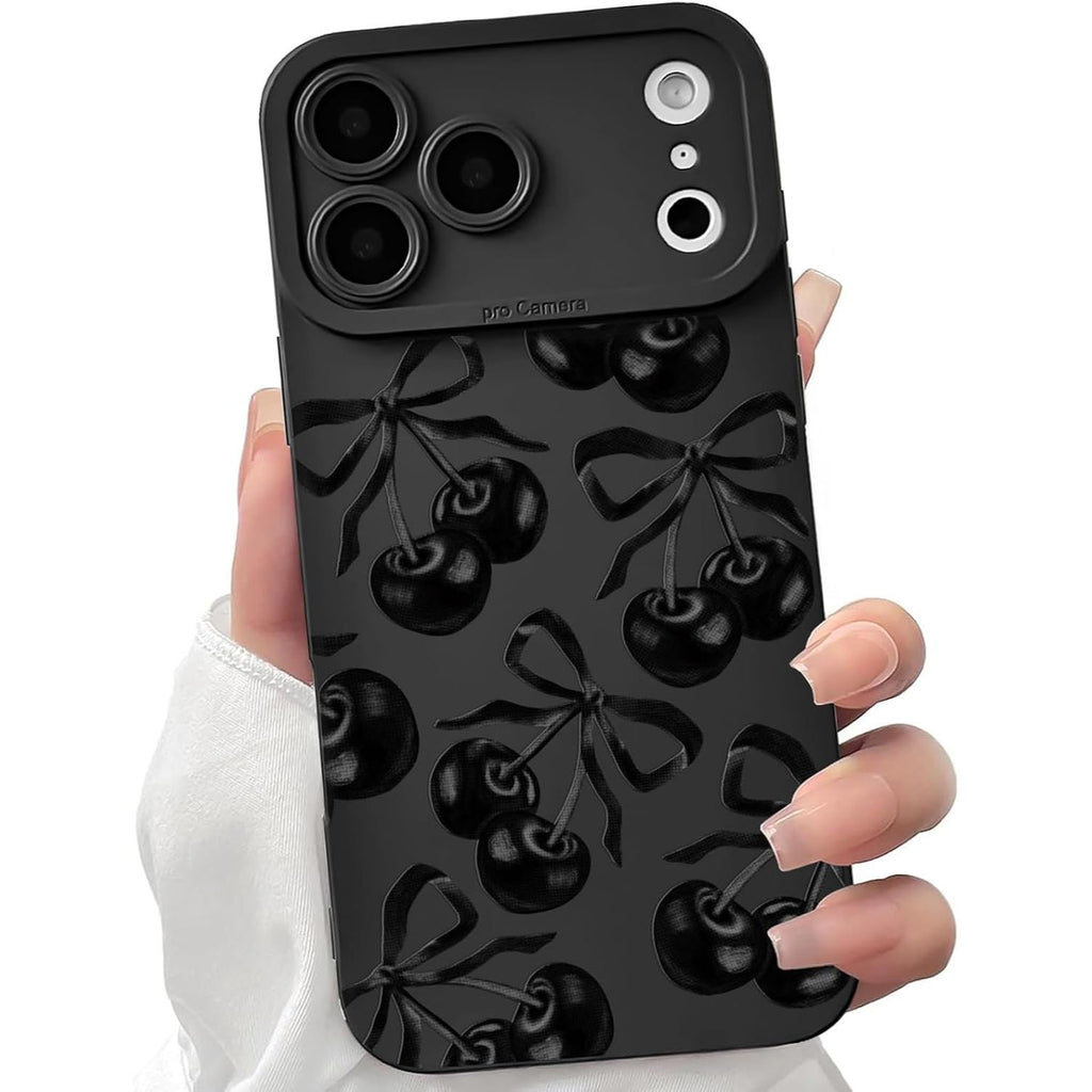 Cute Black Bow Soft TPU Phone Case