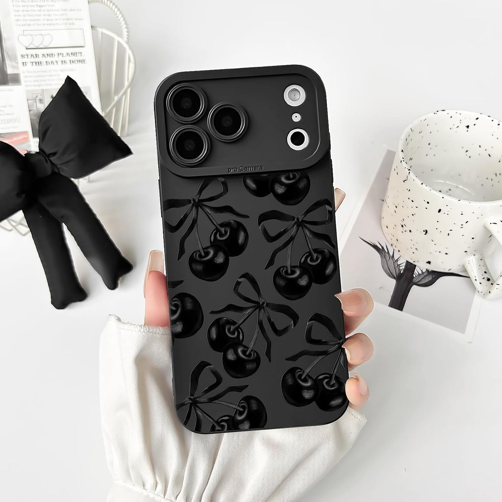 Cute Black Bow Soft TPU Phone Case