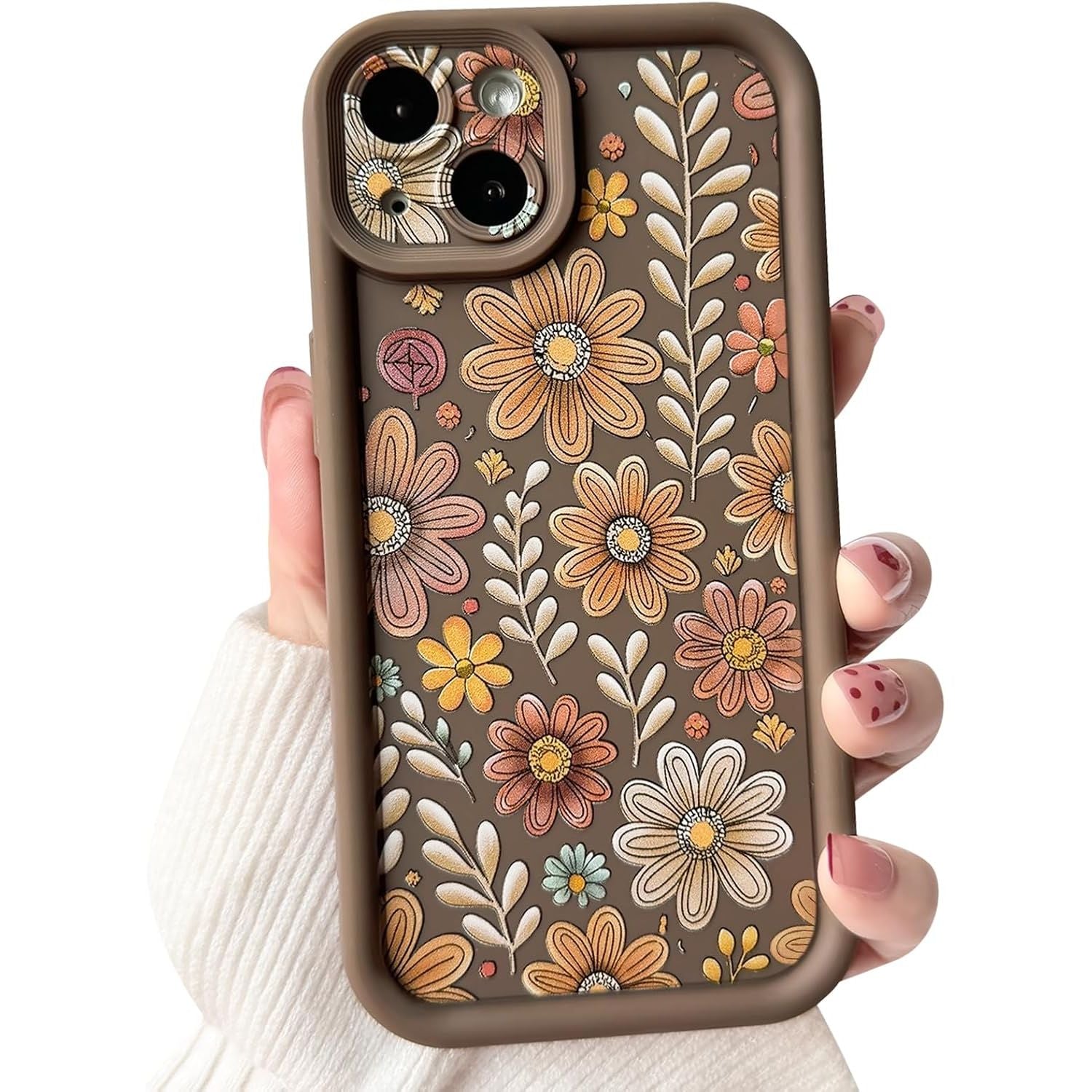 Floral Leaf Soft TPU Phone Case