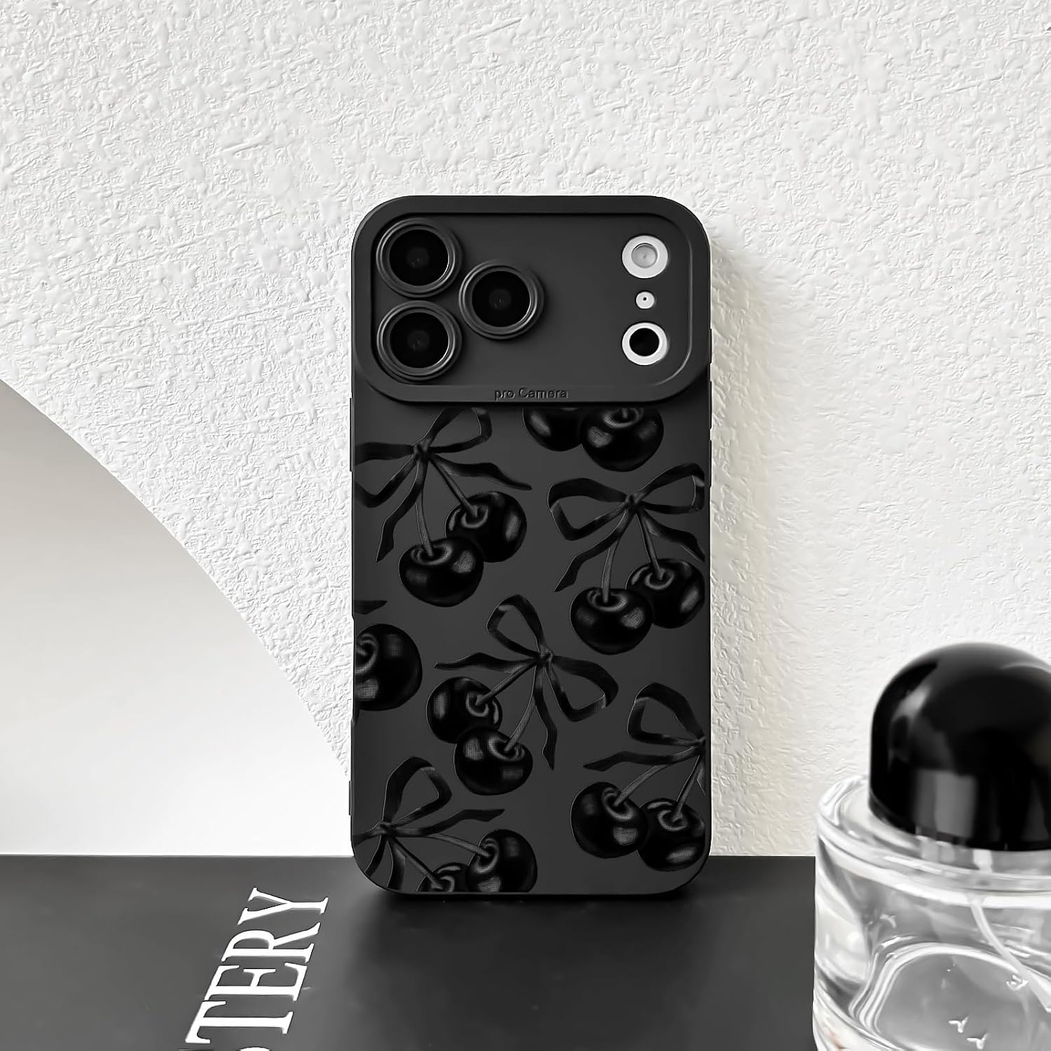 Cute Black Bow Soft TPU Phone Case